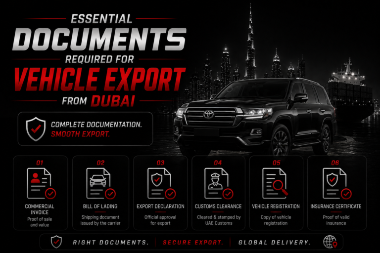 Essential Documents Required for Vehicle Export From Dubai