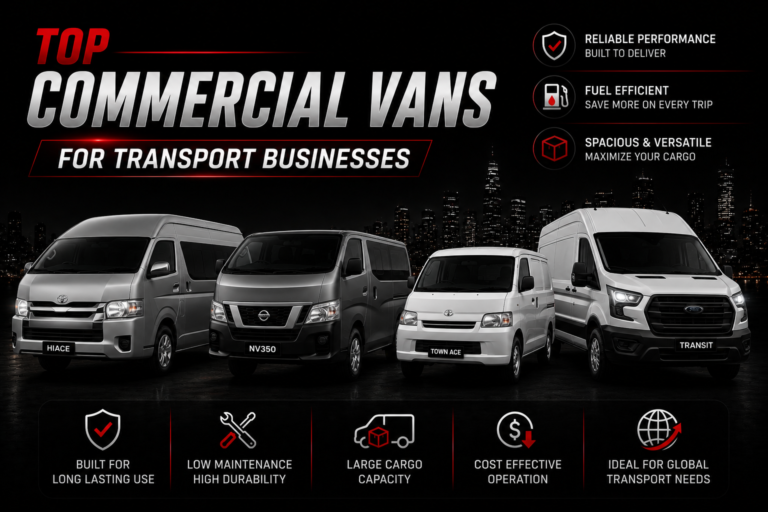 Top Commercial Vans for Transport Businesses