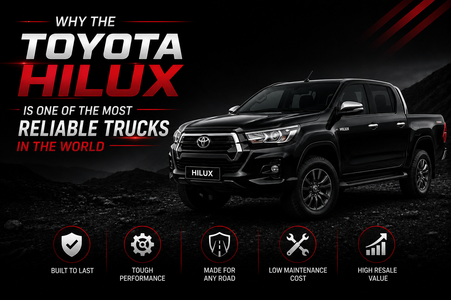 Why the Toyota Hilux Is One of the Most Reliable Trucks in the World - Dubai Export Africa