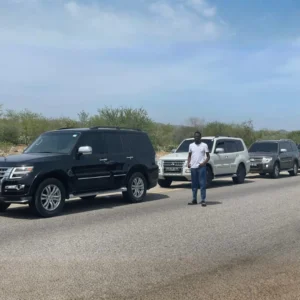 Happy customer after receiving exported vehicle from Dubai through Mobeen Auto Export