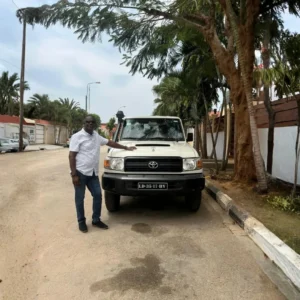 Happy customer after receiving exported vehicle from Dubai through Mobeen Auto Export
