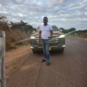 Happy customer after receiving exported vehicle from Dubai through Mobeen Auto Export