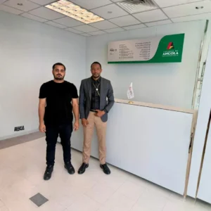 Happy customer after receiving exported vehicle from Dubai through Mobeen Auto Export